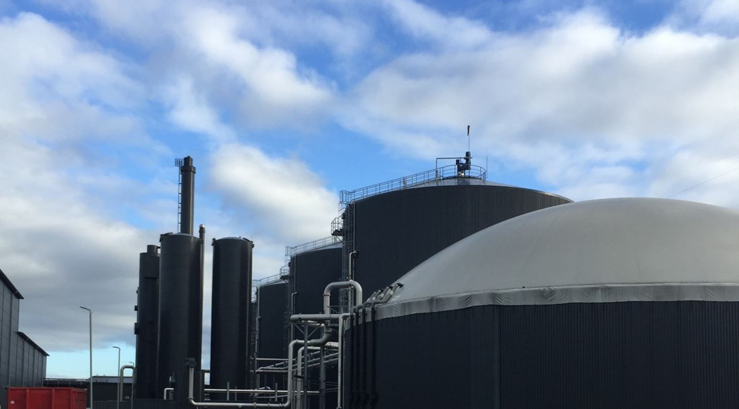 Billede af silo fra projekt IEA Bioenergy Task 37 Energi fra biogas